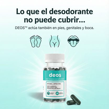 Deos™ – Suplemento Natural para Eliminar el Mal Olor Corporal