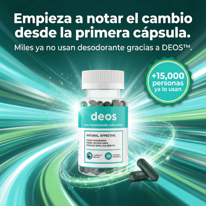Deos™ – Suplemento Natural para Eliminar el Mal Olor Corporal